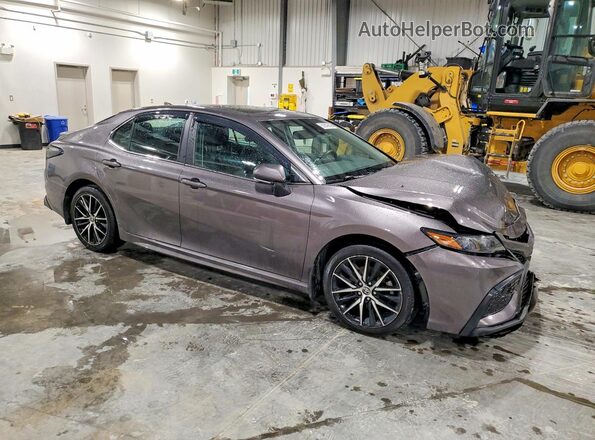 4T1S11AK1MU605375 2021 TOYOTA CAMRY Gray Передня права чверть
