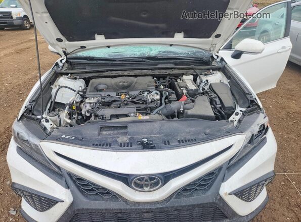 4T1T11AK2NU655532 2022 TOYOTA CAMRY White Սալոնի հետևի տեսք