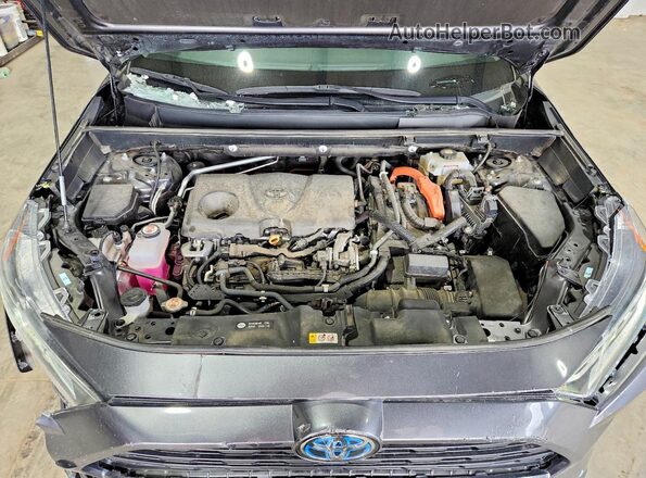 4T3B6RFV1MU033346 2021 TOYOTA RAV4 Charcoal Vista del compartimento del motor