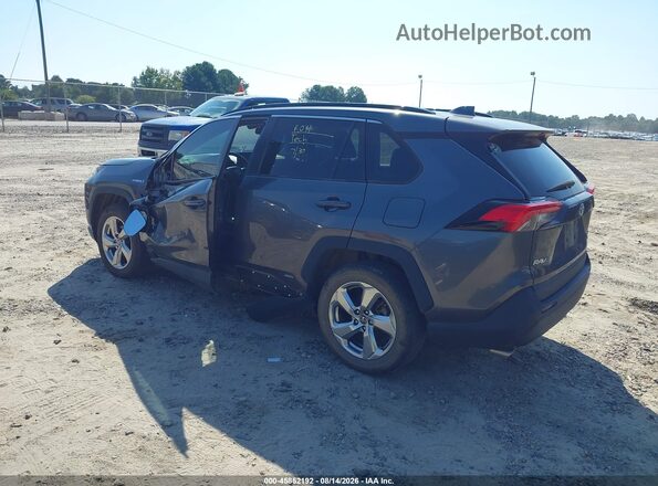 4T3B6RFV2MU034506 2021 TOYOTA RAV4 HYBRID Gray Rear left