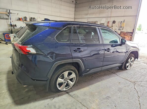 4T3B6RFV2MU045747 2021 TOYOTA RAV4 Blue Rear right