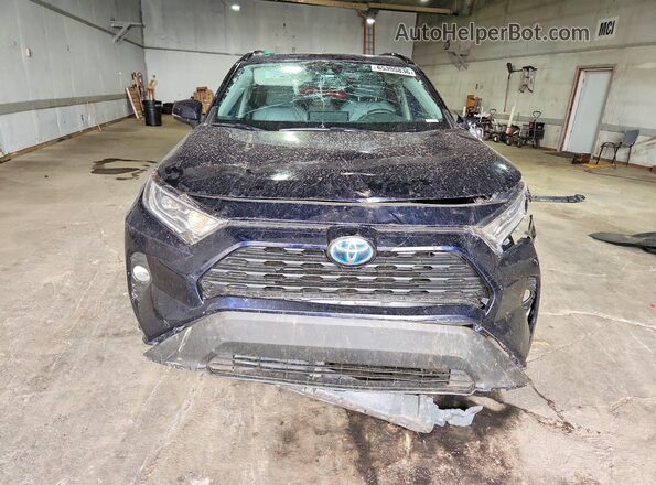 4T3B6RFV2MU045747 2021 TOYOTA RAV4 Blue Front view