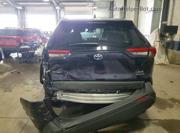 4T3B6RFV2RU157245 2024 TOYOTA RAV4 Blue Widok z tyłu