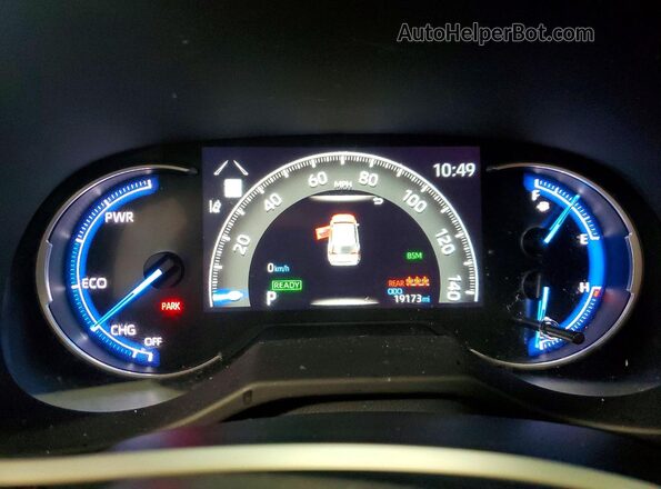 4T3B6RFV2RU157245 2024 TOYOTA RAV4 Blue Widok zestawu wskaźników