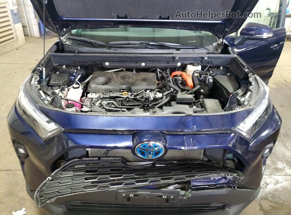 4T3B6RFV2RU157245 2024 TOYOTA RAV4 Blue Widok wnętrza z tyłu