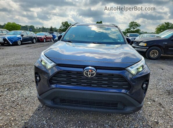 4T3B6RFV3SU183763 2025 TOYOTA RAV4 Blue Front view