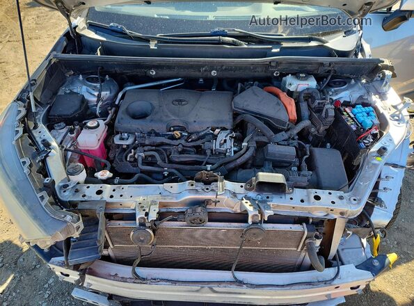 4T3B6RFV4MU030537 2021 TOYOTA RAV4 Silver ძრავის განყოფილების ხედი