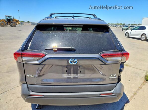 4T3B6RFV4MU040288 2021 TOYOTA RAV4 Gray Вид ззаду