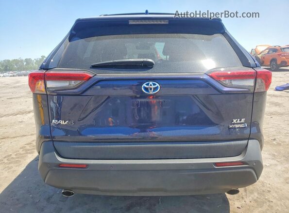 4T3B6RFV4NU070652 2022 TOYOTA RAV4 Черный Вид сзади