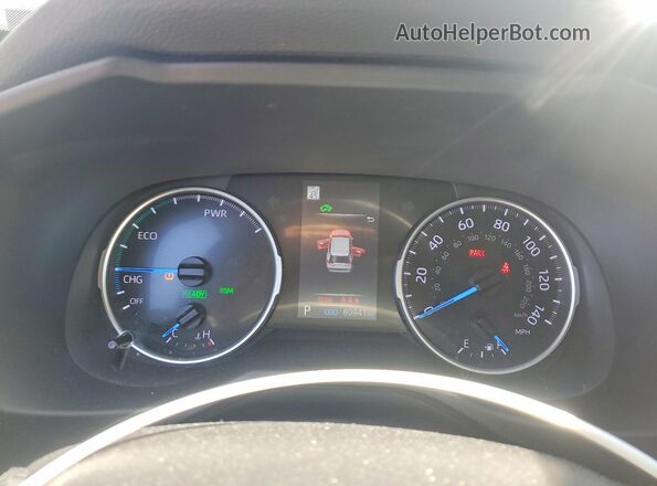 4T3B6RFV4NU070652 2022 TOYOTA RAV4 Черный Вид щитка приборов