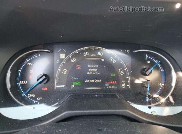 4T3B6RFV5RU149608 2024 TOYOTA RAV4 Синий Вид щитка приборов