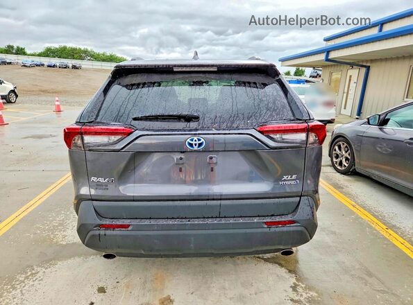 4T3B6RFV6MU052765 2021 TOYOTA RAV4 Gray Հետևի տեսք