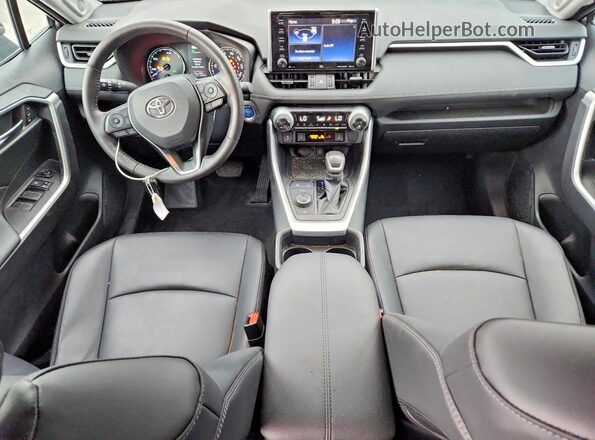 4T3B6RFV6MU052765 2021 TOYOTA RAV4 Gray Առջևի վահանակի տեսք
