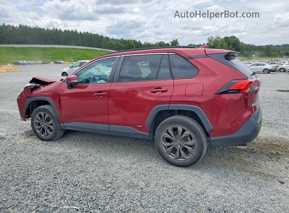 4T3B6RFV7NU070970 2022 TOYOTA RAV4 Red Rear left