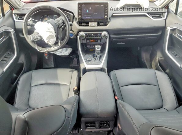 4T3B6RFV7NU070970 2022 TOYOTA RAV4 Red Dashboard view