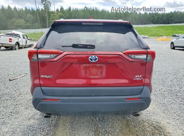 4T3B6RFV7NU070970 2022 TOYOTA RAV4 Red Rear view