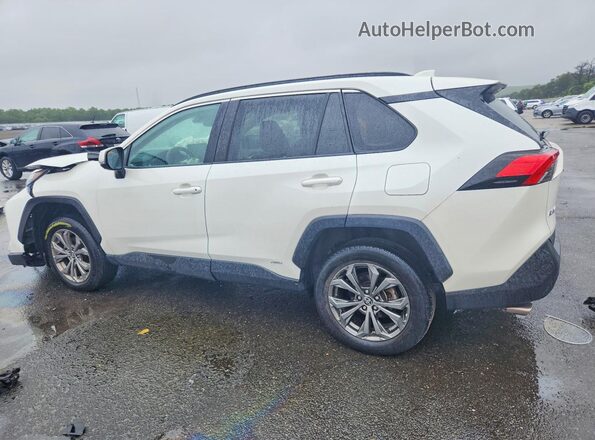 4T3B6RFV8NU076373 2022 TOYOTA RAV4 White Rear left