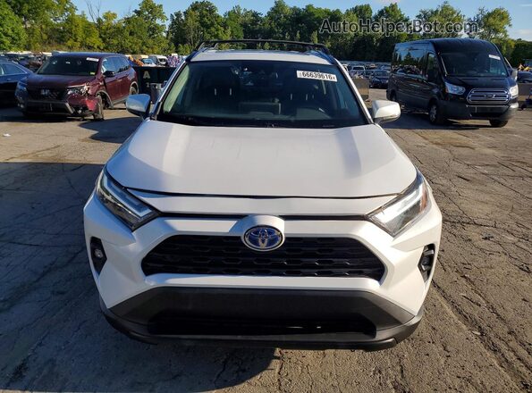 4T3B6RFV9PU135806 2023 TOYOTA RAV4 White Առջևի վահանակի տեսք