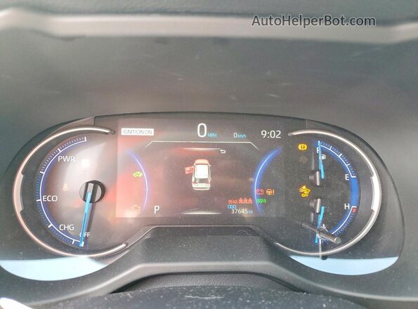 4T3B6RFV9RU162099 2024 TOYOTA RAV4 White Vista del cuadro de instrumentos