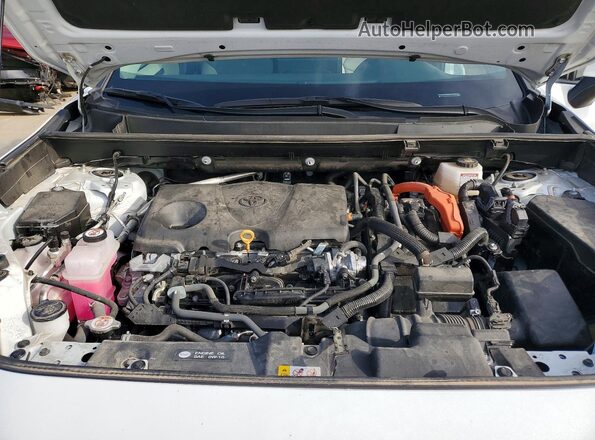 4T3B6RFV9RU162099 2024 TOYOTA RAV4 White Vista del compartimento del motor