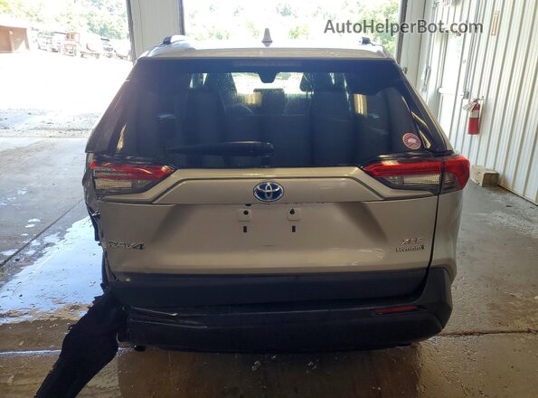 4T3B6RFVXMU056480 2021 TOYOTA RAV4 Silver Rear view