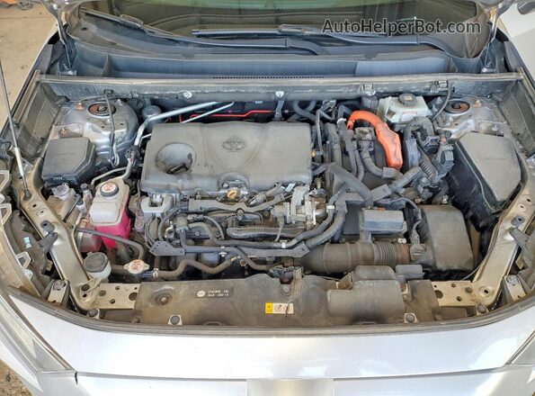 4T3B6RFVXMU056480 2021 TOYOTA RAV4 Silver Engine compartment view