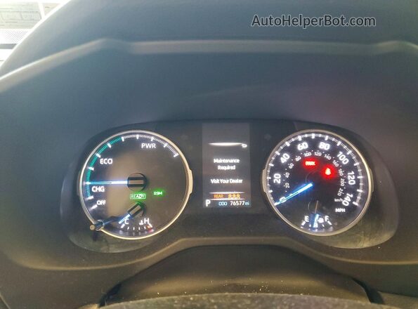 4T3B6RFVXMU056480 2021 TOYOTA RAV4 Silver Instrument cluster view