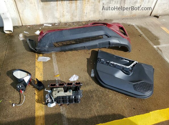 4T3B6RFVXPU114477 2023 TOYOTA RAV4 Red Вид наклейки з VIN-кодом