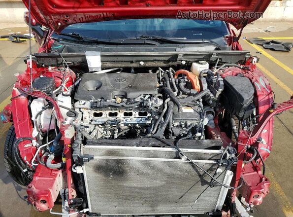 4T3B6RFVXPU114477 2023 TOYOTA RAV4 Red Вид підкапотного простору