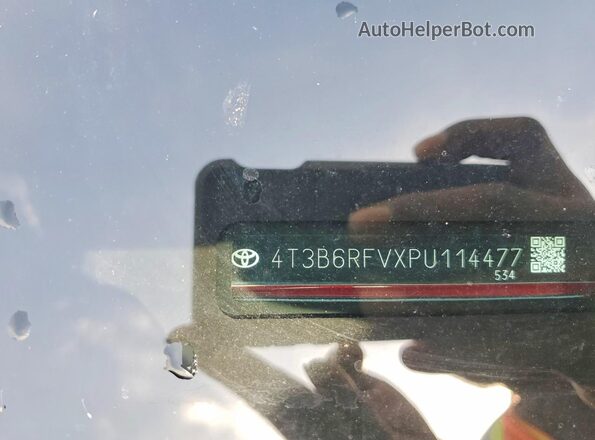 4T3B6RFVXPU114477 2023 TOYOTA RAV4 Red Панорамний вид салону 360°