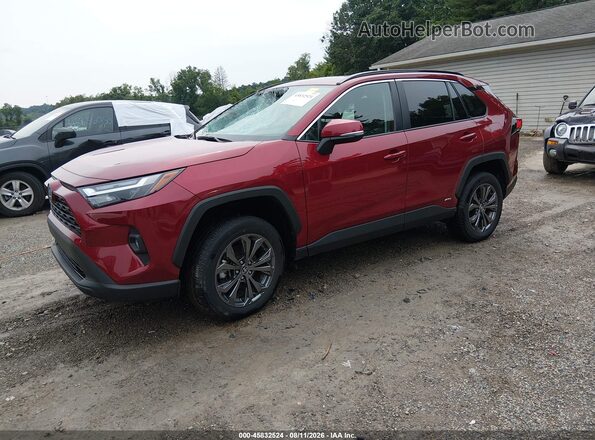 4T3B6RFVXRU159180 2024 TOYOTA RAV4 HYBRID Red Передня ліва чверть