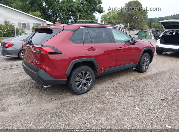 4T3B6RFVXRU159180 2024 TOYOTA RAV4 HYBRID Red Задня права чверть