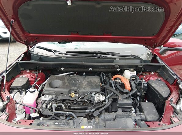 4T3B6RFVXRU159180 2024 TOYOTA RAV4 HYBRID Red Вид ззаду