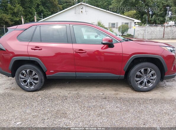 4T3B6RFVXRU159180 2024 TOYOTA RAV4 HYBRID Red Вид задньої частини салону