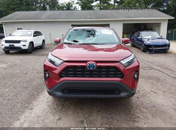 4T3B6RFVXRU159180 2024 TOYOTA RAV4 HYBRID Red Вид щитка приладів