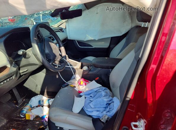 4T3D6RFV0NU082208 2022 TOYOTA RAV4 Red Widok wnętrza z przodu