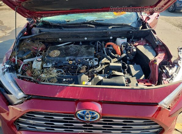 4T3D6RFV0NU082208 2022 TOYOTA RAV4 Red Widok komory silnika