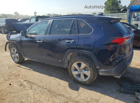4T3D6RFV2MU034529 2021 TOYOTA RAV4 Blue Հետևի ձախ