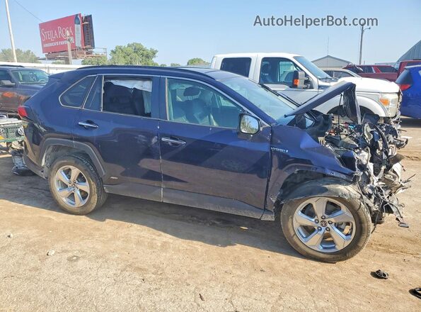 4T3D6RFV2MU034529 2021 TOYOTA RAV4 Blue Առջևի աջ