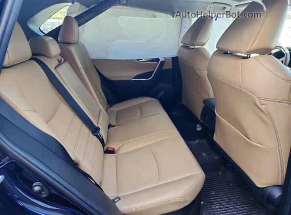 4T3D6RFV2MU055896 2021 TOYOTA RAV4 Blue Rear seats view