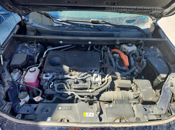 4T3D6RFV2MU055896 2021 TOYOTA RAV4 Blue Rear interior view
