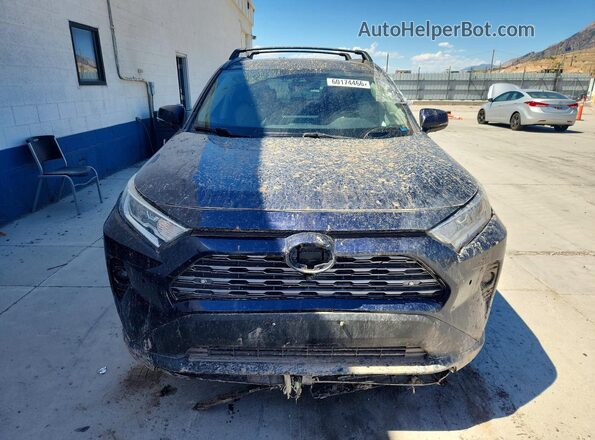 4T3D6RFV2MU055896 2021 TOYOTA RAV4 Blue Front view