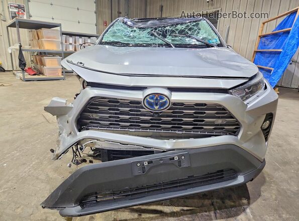 4T3D6RFV3MU020932 2021 TOYOTA RAV4 Серый Вид спереди