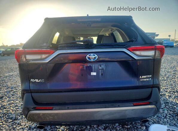 4T3D6RFV5MU037120 2021 TOYOTA RAV4 Blue Вид ззаду
