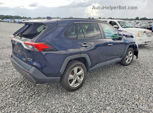 4T3D6RFV5MU037120 2021 TOYOTA RAV4 Blue Задня права чверть
