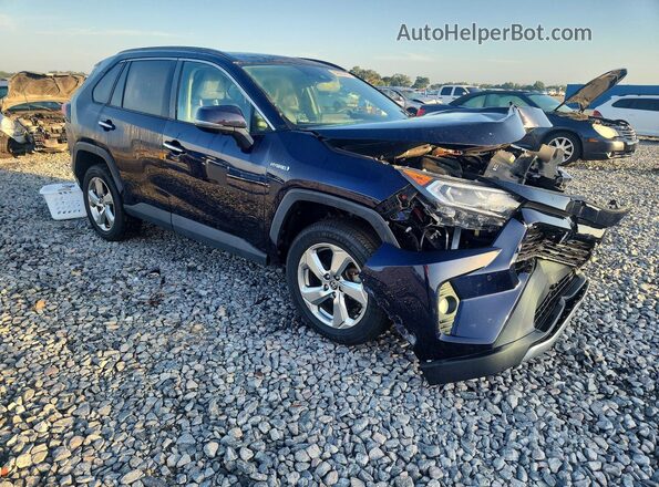 4T3D6RFV5MU037120 2021 TOYOTA RAV4 Blue Передня права чверть