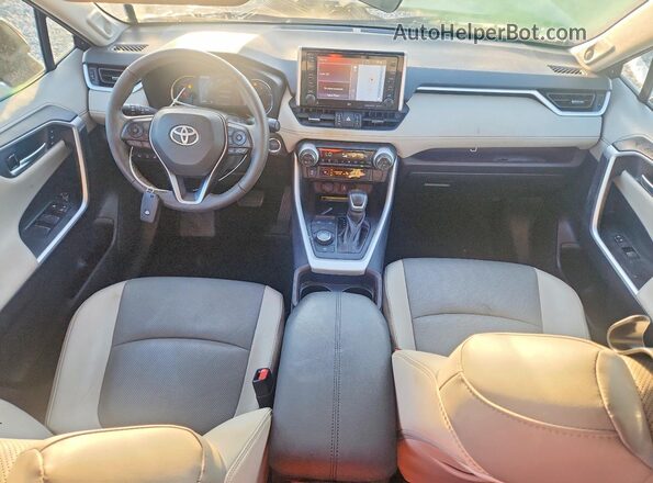 4T3D6RFV5MU037120 2021 TOYOTA RAV4 Blue Вид панелі приладів