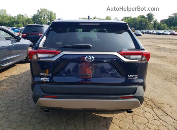 4T3D6RFV7NU086157 2022 TOYOTA RAV4 Blue Вид ззаду