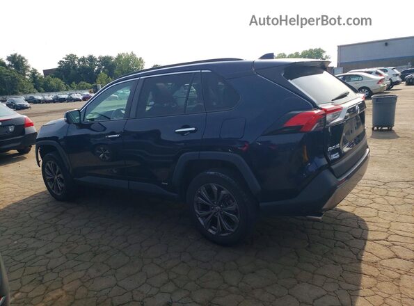 4T3D6RFV7NU086157 2022 TOYOTA RAV4 Blue Задня ліва чверть