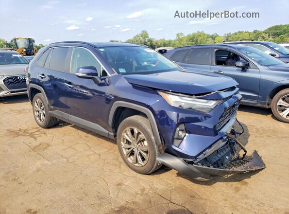 4T3D6RFV7NU086157 2022 TOYOTA RAV4 Blue Передня права чверть